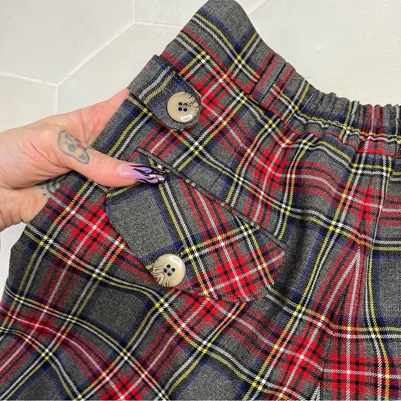 Tartan high waisted shorts - Picture 3 of 5